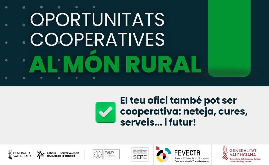 Jornada sobre emprenedoria cooperativa com a oportunitat d'autoocupació en el món rural 